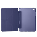 Galaxy Tab A11 Plus Kılıf Zore Tri Folding Kalem Bölmeli Standlı Kılıf