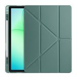 Galaxy Tab A11 Plus Kılıf Zore Tri Folding Kalem Bölmeli Standlı Kılıf