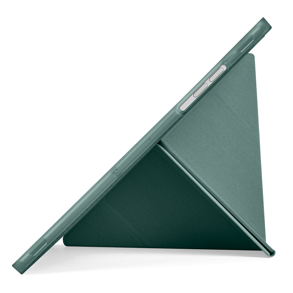 Galaxy Tab A11 Plus Kılıf Zore Tri Folding Kalem Bölmeli Standlı Kılıf