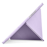 Galaxy Tab A11 Plus Kılıf Zore Tri Folding Kalem Bölmeli Standlı Kılıf