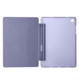 Galaxy Tab A11 Plus Kılıf Zore Tri Folding Kalem Bölmeli Standlı Kılıf