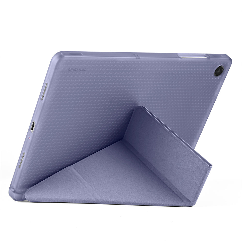 Galaxy Tab A11 Plus Kılıf Zore Tri Folding Kalem Bölmeli Standlı Kılıf