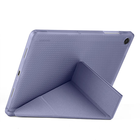 Galaxy Tab A11 Plus Kılıf Zore Tri Folding Kalem Bölmeli Standlı Kılıf