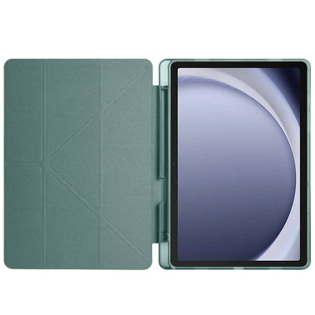 Galaxy Tab A9 Plus Kılıf Zore Tri Folding Kalem Bölmeli Standlı Kılıf