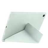 Galaxy Tab A9 Plus Kılıf Zore Tri Folding Kalem Bölmeli Standlı Kılıf