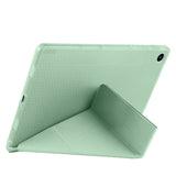 Galaxy Tab A9 Plus Kılıf Zore Tri Folding Kalem Bölmeli Standlı Kılıf
