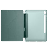 Galaxy Tab S10 FE Kılıf Zore Tri Folding Kalem Bölmeli Standlı Kılıf