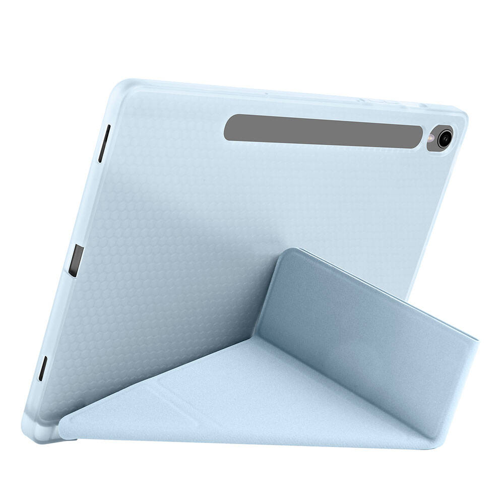Galaxy Tab S10 FE Kılıf Zore Tri Folding Kalem Bölmeli Standlı Kılıf