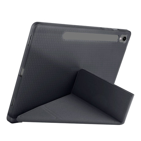 Galaxy Tab S10 FE Kılıf Zore Tri Folding Kalem Bölmeli Standlı Kılıf