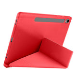 Galaxy Tab S10 FE Kılıf Zore Tri Folding Kalem Bölmeli Standlı Kılıf