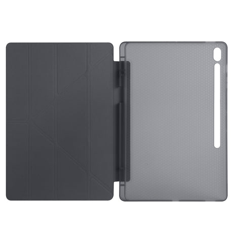 Galaxy Tab S10 FE Plus Kılıf Zore Tri Folding Kalem Bölmeli Standlı Kılıf