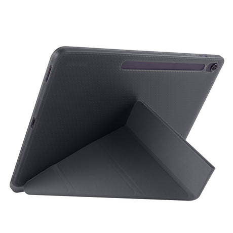 Galaxy Tab S10 FE Plus Kılıf Zore Tri Folding Kalem Bölmeli Standlı Kılıf
