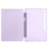 Galaxy Tab S10 FE Plus Kılıf Zore Tri Folding Kalem Bölmeli Standlı Kılıf