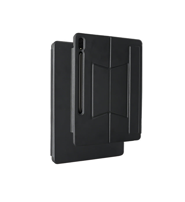 Galaxy Tab S10 FE Plus Zore Border Keyboard Bluetooh Bağlantılı Standlı Klavyeli Tablet Kılıfı