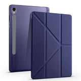 Galaxy Tab S10 Lite Kılıf Zore Tri Folding Kalem Bölmeli Standlı Kılıf