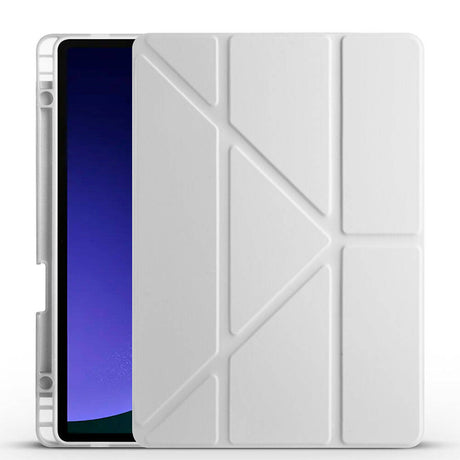 Galaxy Tab S10 Lite Kılıf Zore Tri Folding Kalem Bölmeli Standlı Kılıf