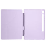 Galaxy Tab S10 Lite Kılıf Zore Tri Folding Kalem Bölmeli Standlı Kılıf