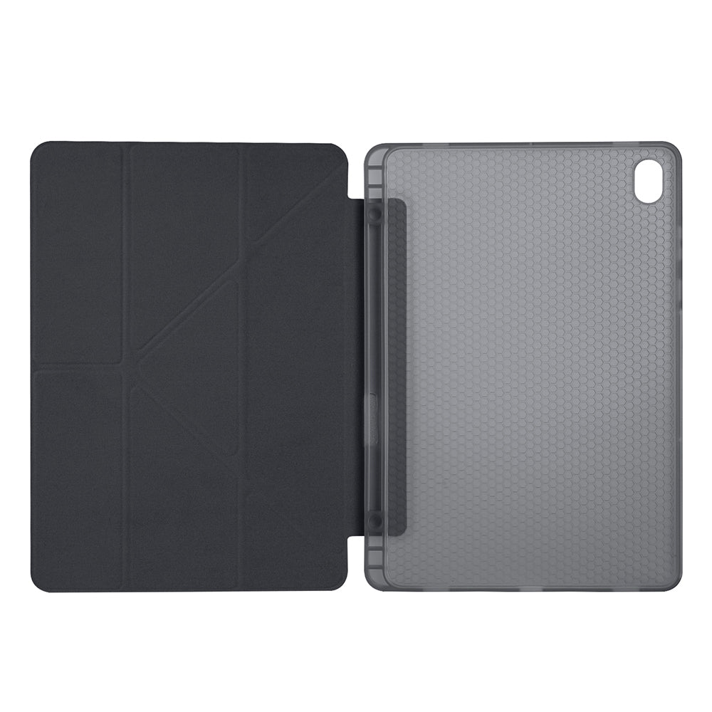 Galaxy Tab S11 Kılıf Zore Tri Folding Kalem Bölmeli Standlı Kılıf