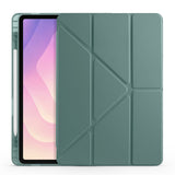 Galaxy Tab S11 Kılıf Zore Tri Folding Kalem Bölmeli Standlı Kılıf