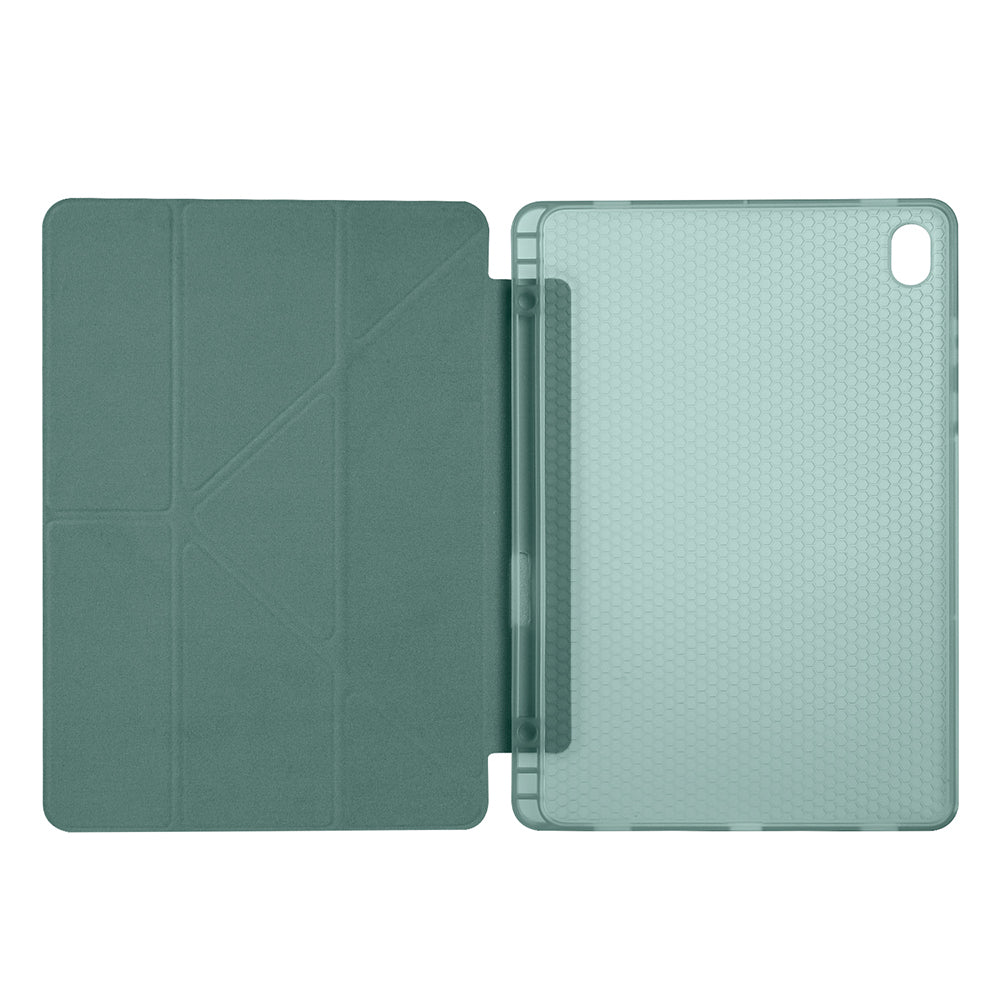 Galaxy Tab S11 Kılıf Zore Tri Folding Kalem Bölmeli Standlı Kılıf