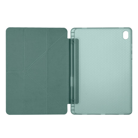 Galaxy Tab S11 Kılıf Zore Tri Folding Kalem Bölmeli Standlı Kılıf