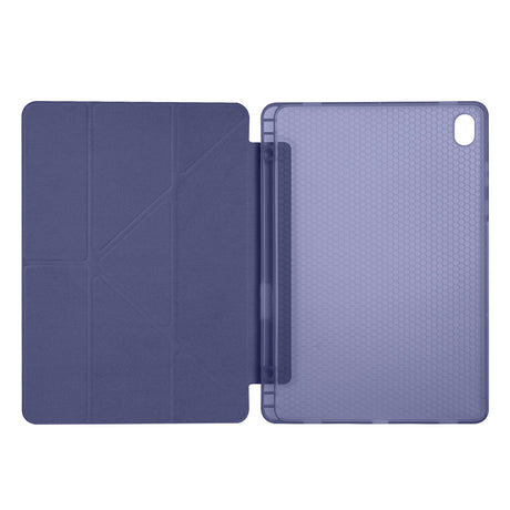 Galaxy Tab S11 Kılıf Zore Tri Folding Kalem Bölmeli Standlı Kılıf