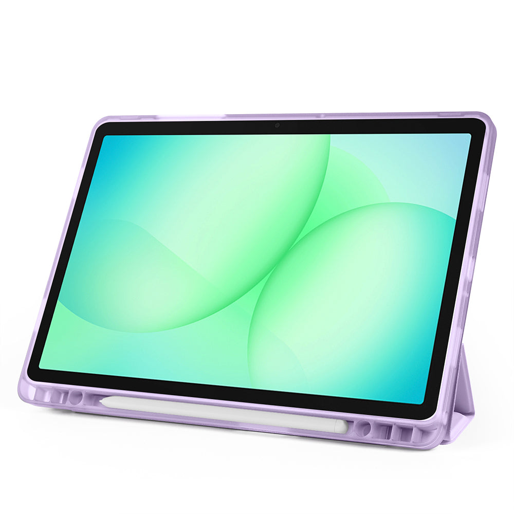 Galaxy Tab S11 Kılıf Zore Tri Folding Kalem Bölmeli Standlı Kılıf