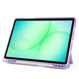 Galaxy Tab S11 Kılıf Zore Tri Folding Kalem Bölmeli Standlı Kılıf