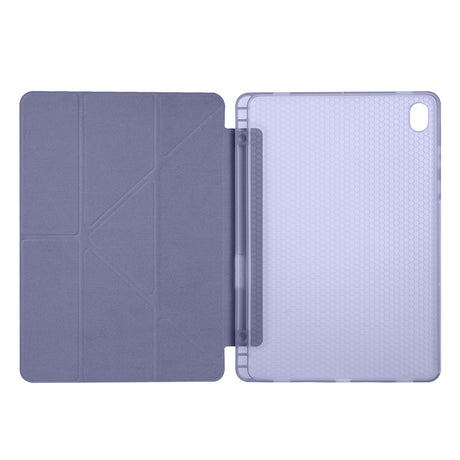 Galaxy Tab S11 Kılıf Zore Tri Folding Kalem Bölmeli Standlı Kılıf