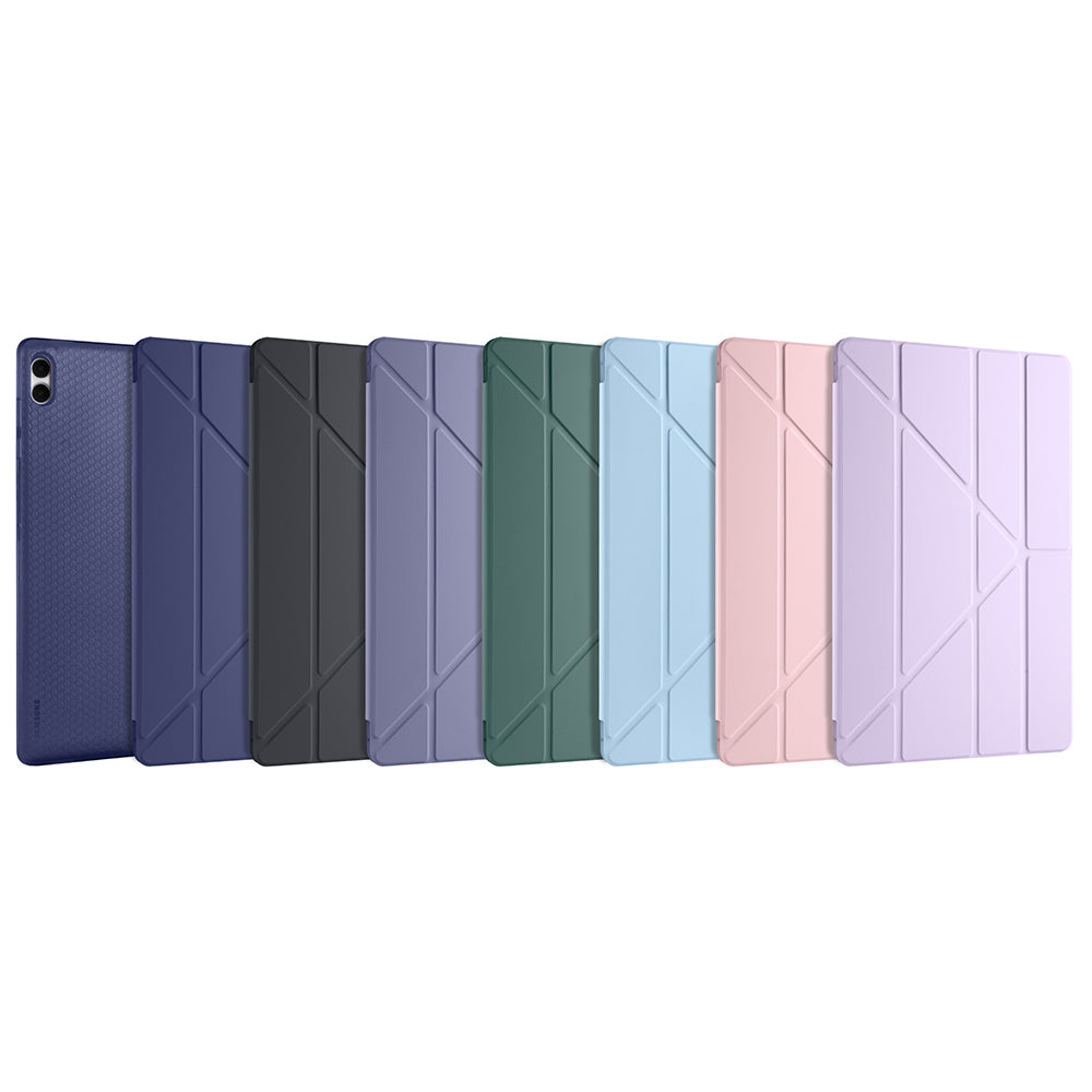 Galaxy Tab S11 Ultra Kılıf Zore Tri Folding Kalem Bölmeli Standlı Kılıf