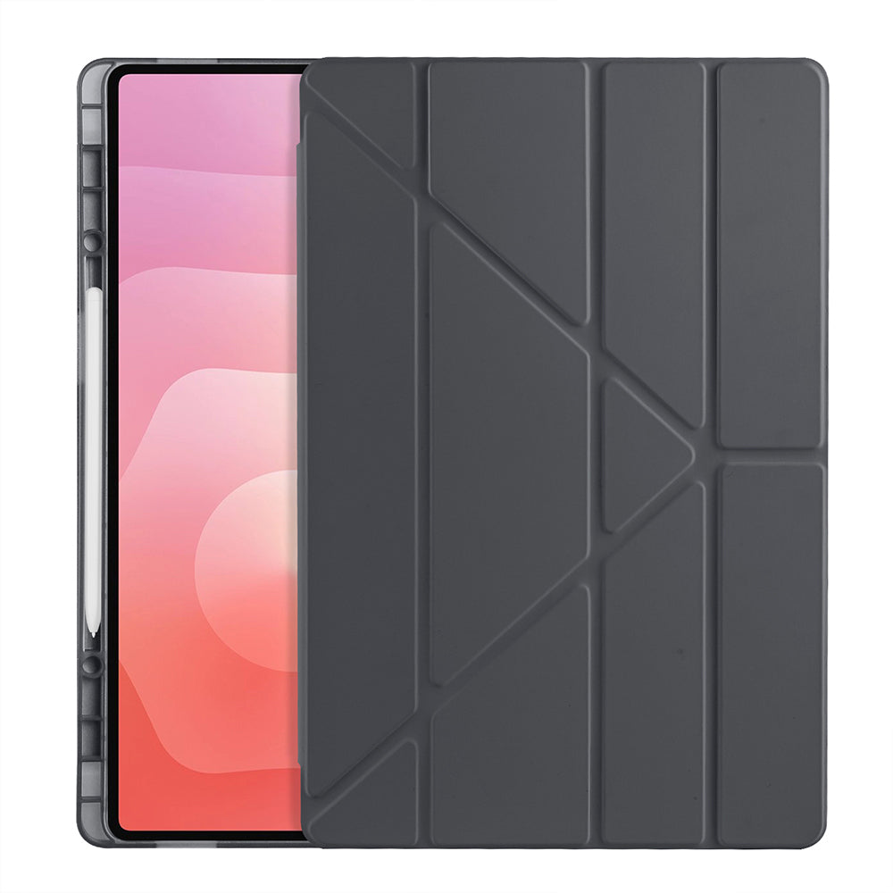 Galaxy Tab S11 Ultra Kılıf Zore Tri Folding Kalem Bölmeli Standlı Kılıf