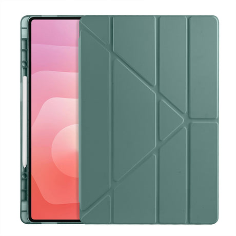 Galaxy Tab S11 Ultra Kılıf Zore Tri Folding Kalem Bölmeli Standlı Kılıf