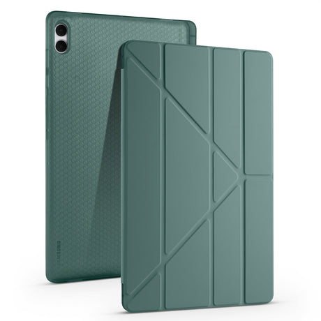 Galaxy Tab S11 Ultra Kılıf Zore Tri Folding Kalem Bölmeli Standlı Kılıf