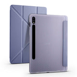 Galaxy Tab S7 T870 Kılıf Zore Tri Folding Kalem Bölmeli Standlı Kılıf