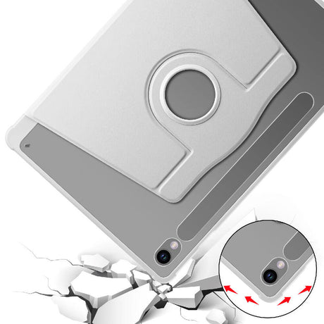 Galaxy Tab S9 Kılıf Zore Termik Kalem Bölmeli Dönebilen Standlı Kılıf