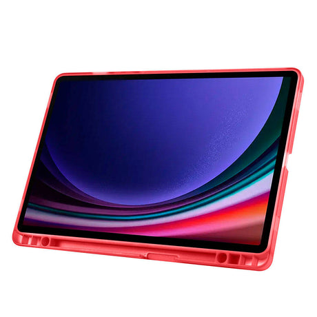 Galaxy Tab S9 Kılıf Zore Tri Folding Kalem Bölmeli Standlı Kılıf