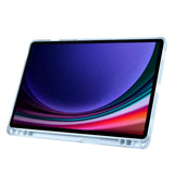Galaxy Tab S9 Kılıf Zore Tri Folding Kalem Bölmeli Standlı Kılıf