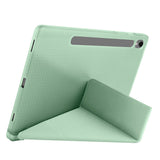 Galaxy Tab S9 Kılıf Zore Tri Folding Kalem Bölmeli Standlı Kılıf