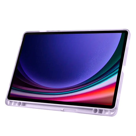 Galaxy Tab S9 Kılıf Zore Tri Folding Kalem Bölmeli Standlı Kılıf