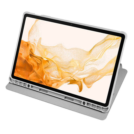 Galaxy Tab S9 Plus Kılıf Zore Termik Kalem Bölmeli Dönebilen Standlı Kılıf