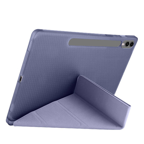 Galaxy Tab S9 Plus Kılıf Zore Tri Folding Kalem Bölmeli Standlı Kılıf