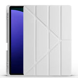 Galaxy Tab S9 Plus Kılıf Zore Tri Folding Kalem Bölmeli Standlı Kılıf