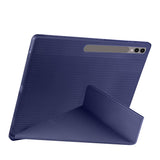 Galaxy Tab S9 Ultra Kılıf Zore Tri Folding Kalem Bölmeli Standlı Kılıf