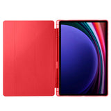 Galaxy Tab S9 Ultra Kılıf Zore Tri Folding Kalem Bölmeli Standlı Kılıf