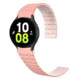 Galaxy Watch 5 Pro 45mm Zore KRD-111 20mm Çizgili Desenli Silikon Kordon