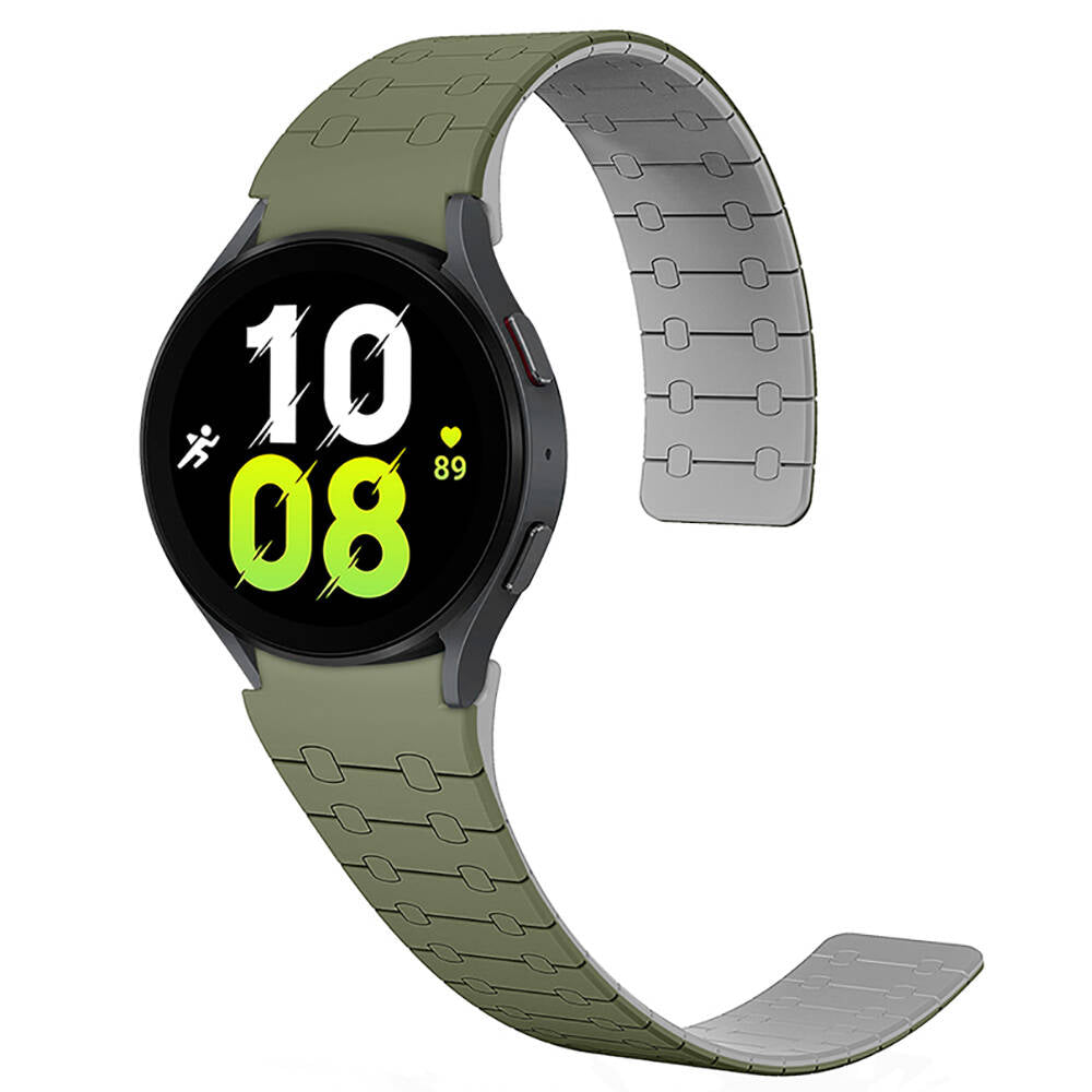 Galaxy Watch 5 Pro 45mm Zore KRD-111 20mm Çizgili Desenli Silikon Kordon