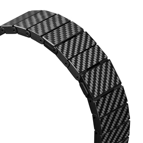 Galaxy Watch 7 40mm Karbon Fiber Pitaka Modern Serisi Black-Grey Twill Kordon