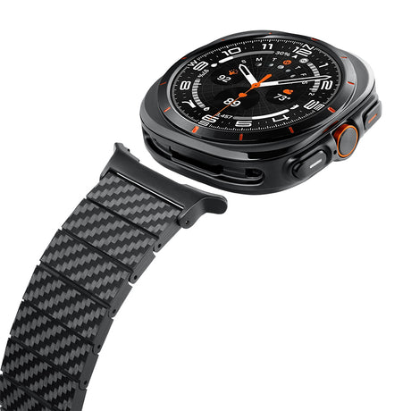 Galaxy Watch Ultra 47mm Karbon Fiber Pitaka Modern Serisi Black-Grey Twill Kordon