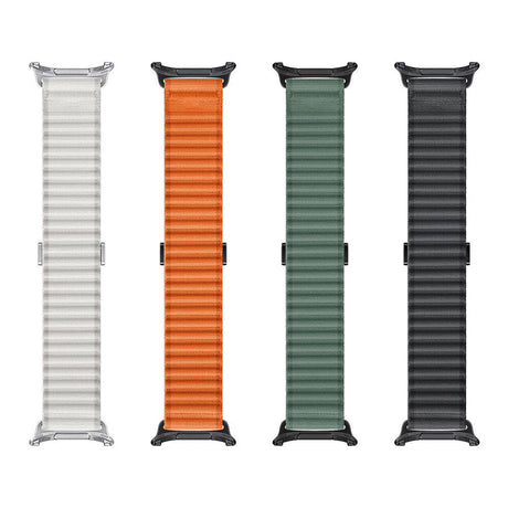 ​​Galaxy Watch Ultra 47mm Zore KRD-120 Naylon Kumaş Hasır Örgülü Kordon