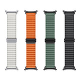​​Galaxy Watch Ultra 47mm Zore KRD-120 Naylon Kumaş Hasır Örgülü Kordon